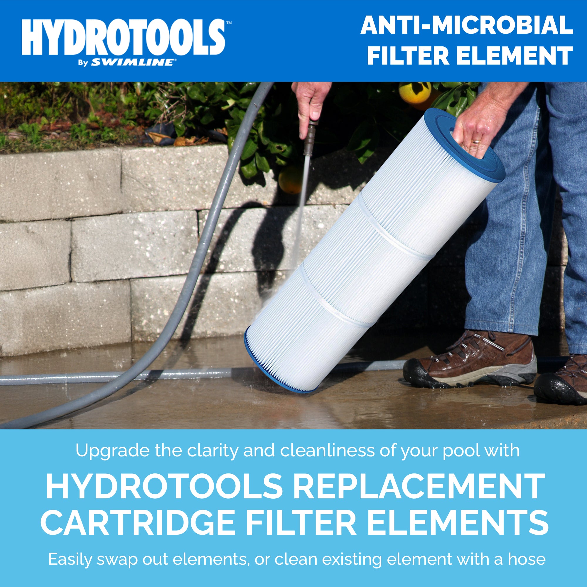 Above Ground Replacement Cartridge Elements | 50–150 Sq Ft
