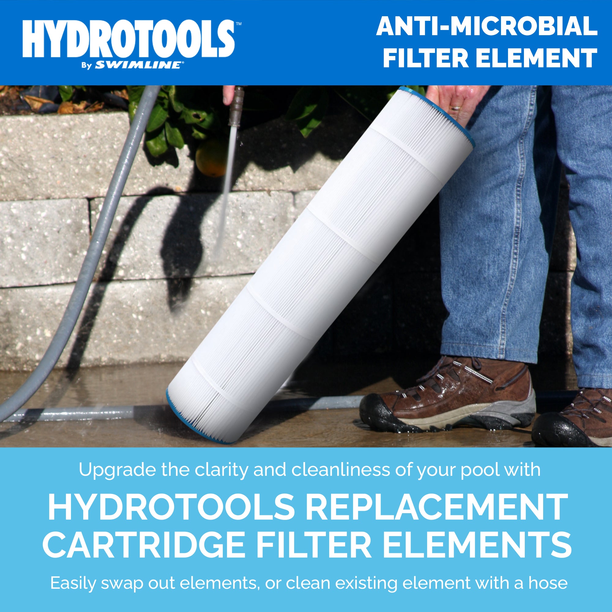 Above Ground Replacement Cartridge Elements | 50–150 Sq Ft
