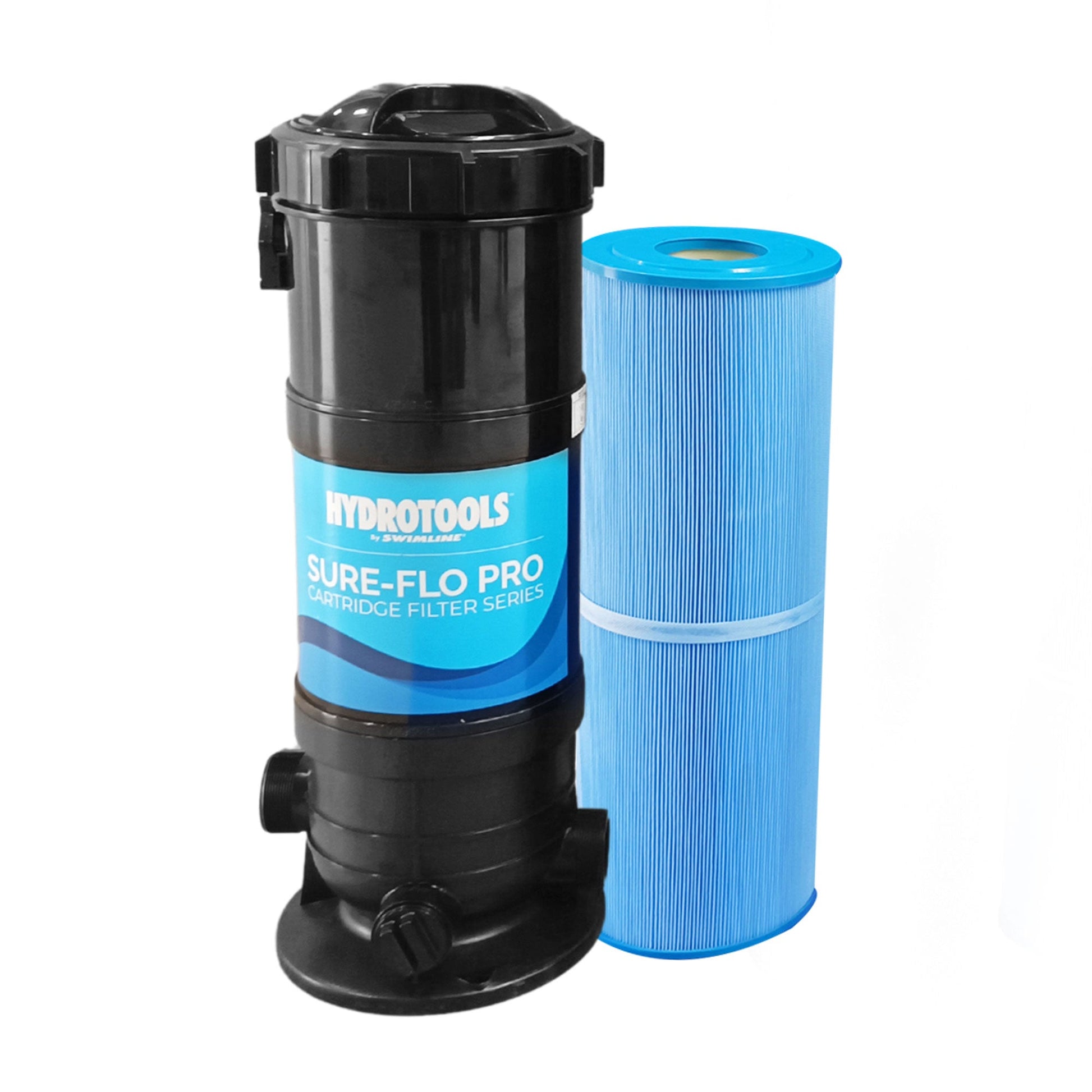 Swimline Sure-Flo 76090 above ground cartridge filter tank, 90 sq ft, with cartridge element