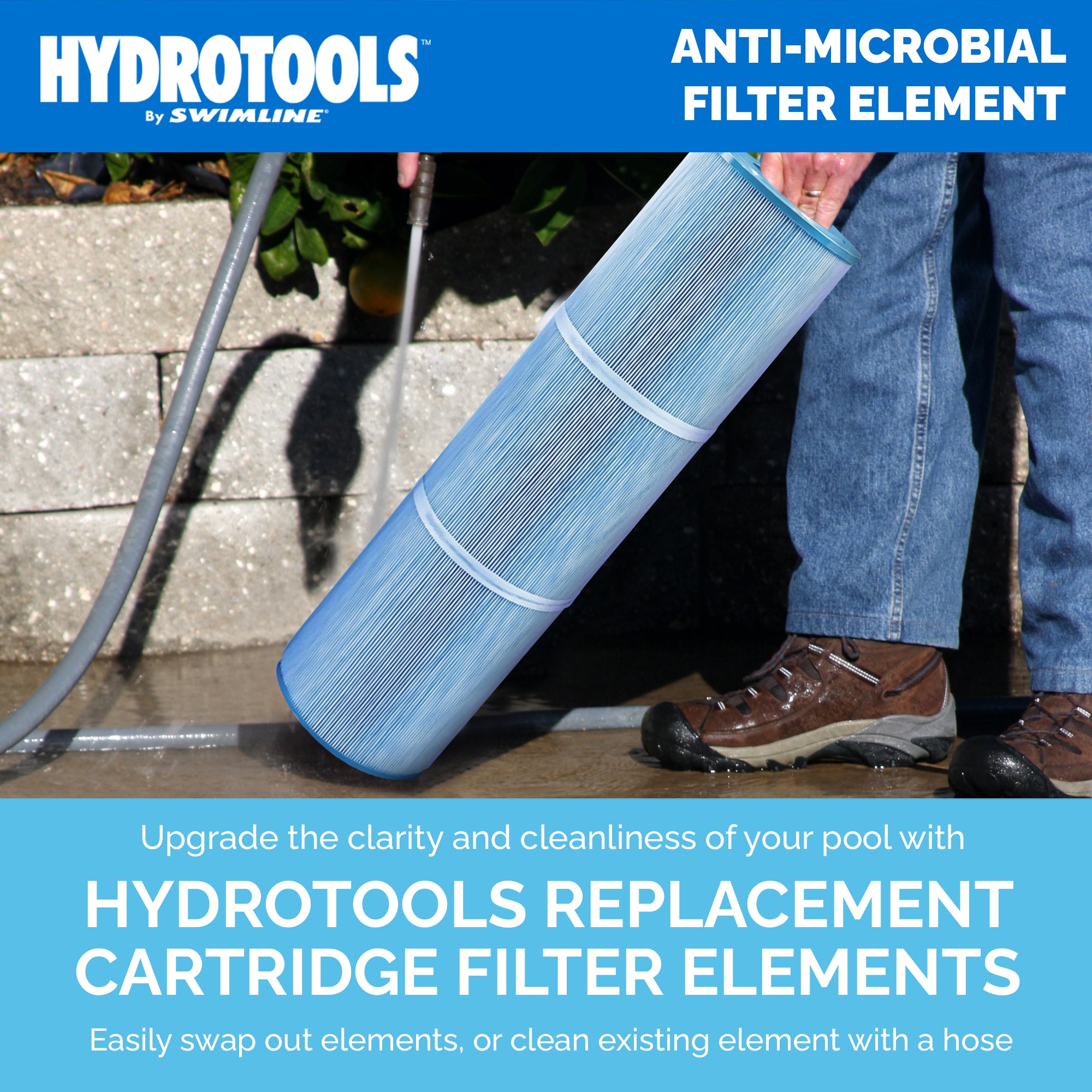Above Ground Replacement Cartridge Elements | 50–150 Sq Ft