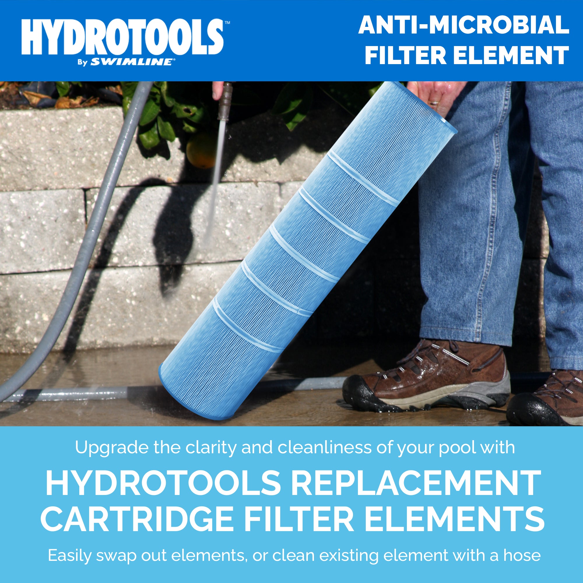 Above Ground Replacement Cartridge Elements | 50–150 Sq Ft