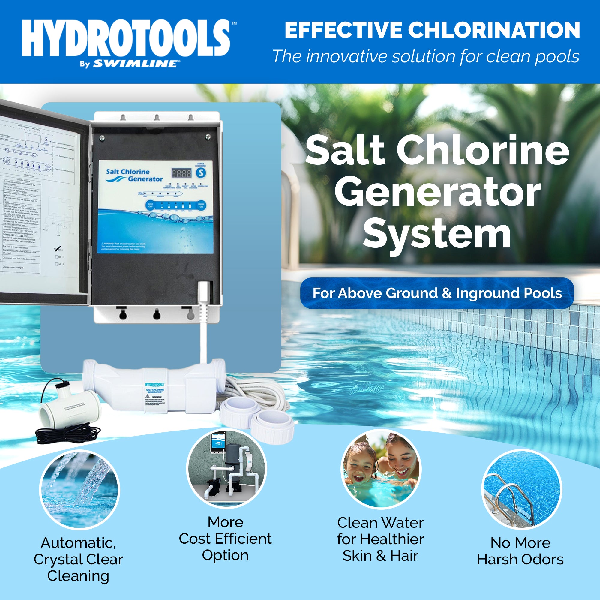 Salt Generator Replacement Cells | 15K–40K Gallons