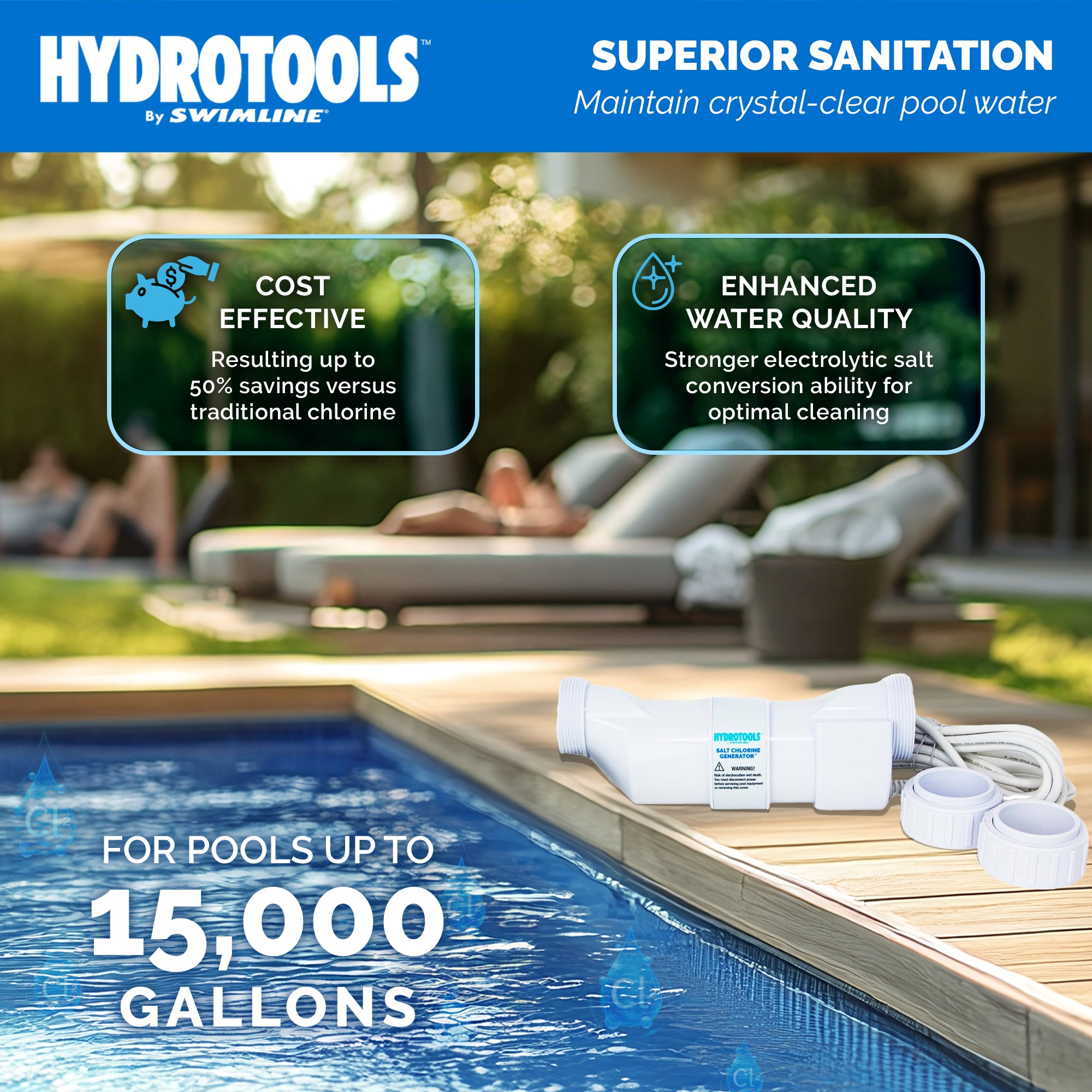 Salt Generator Replacement Cells | 15K–40K Gallons