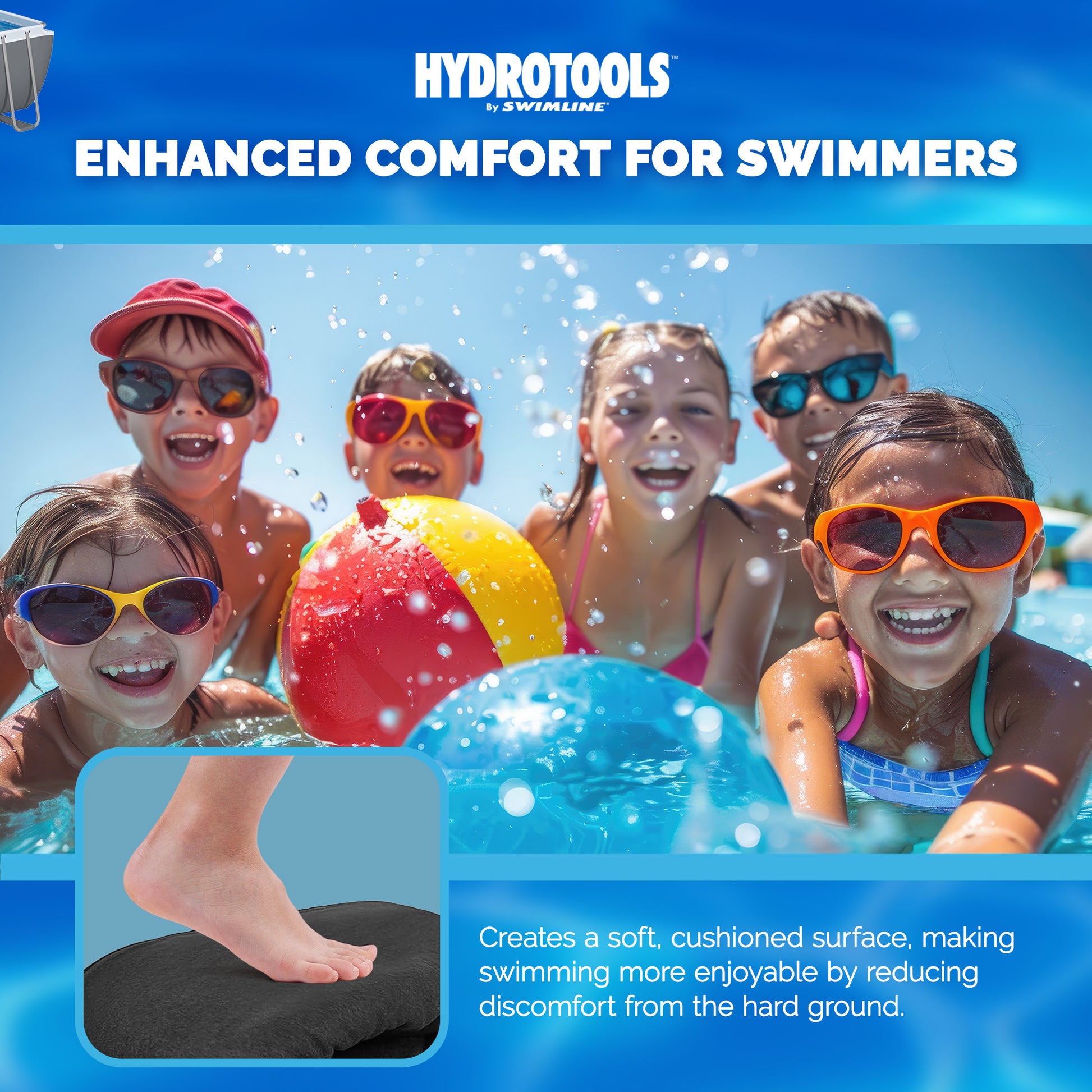 Swimline Oval Pool Liner Pad - Multiple Sizes