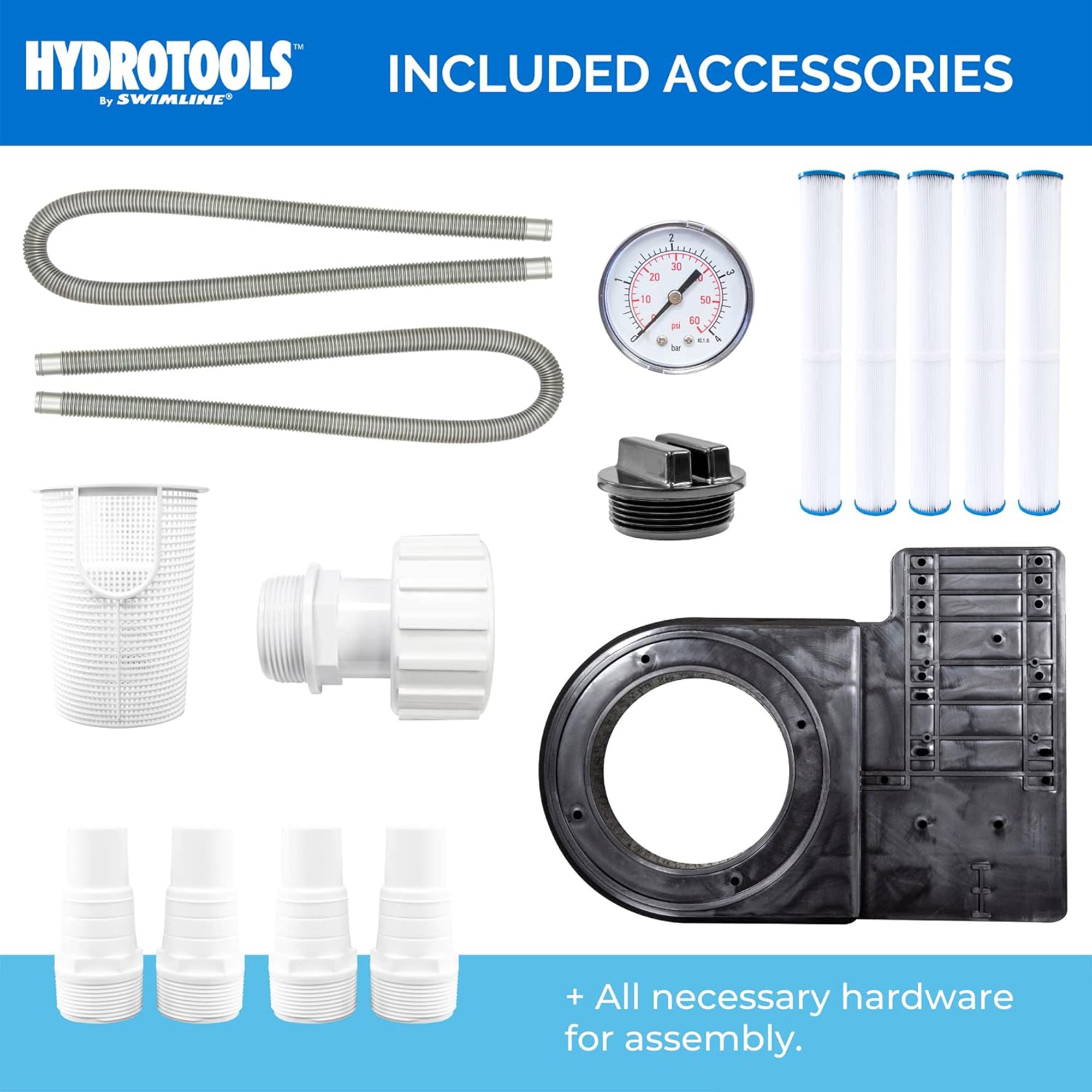 Sure-Flo Cartridge Filter Systems | Single Speed | 8–100 Sq Ft