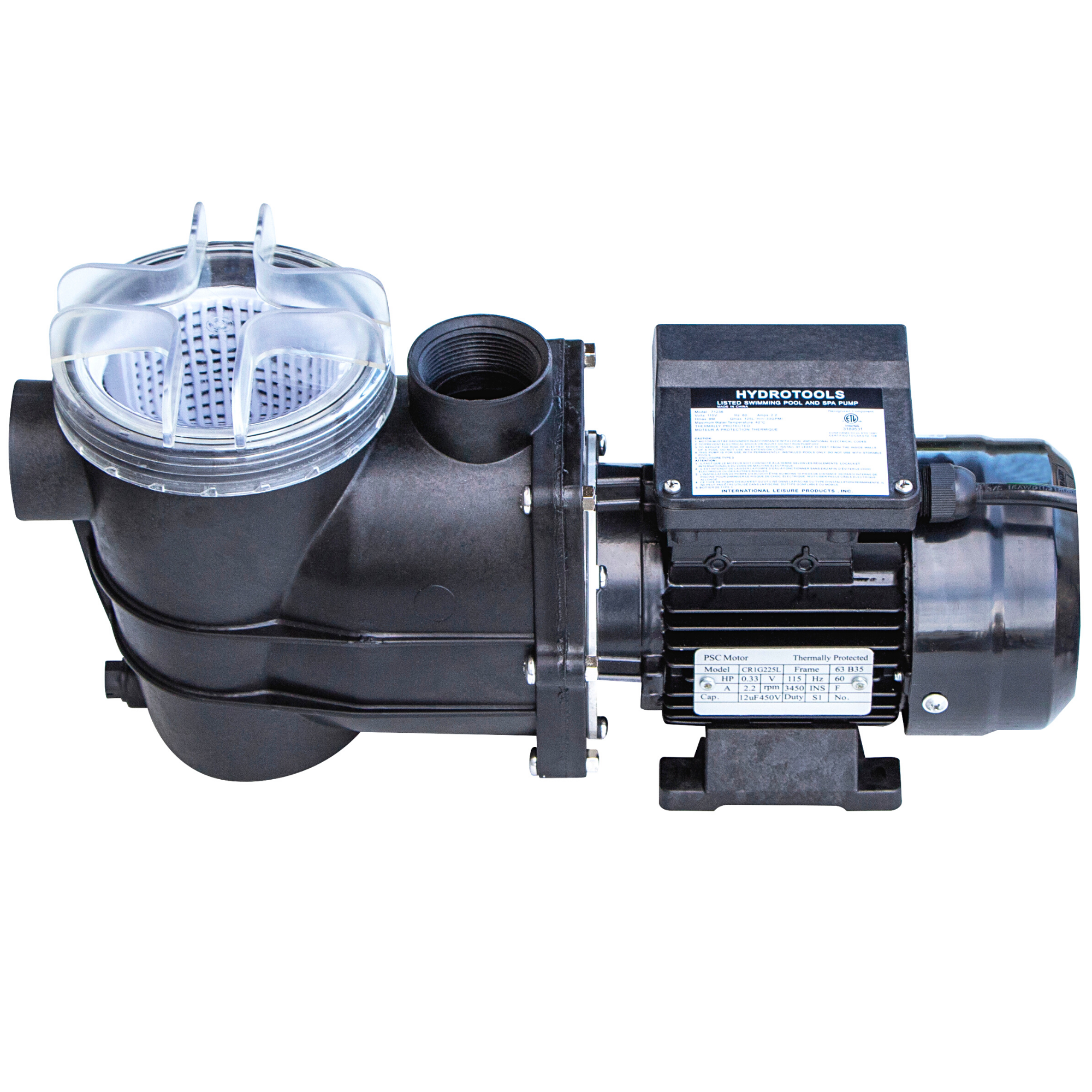 Hydro-Flo Above Ground Pool Pump 0.45 HP Vertical Discharge