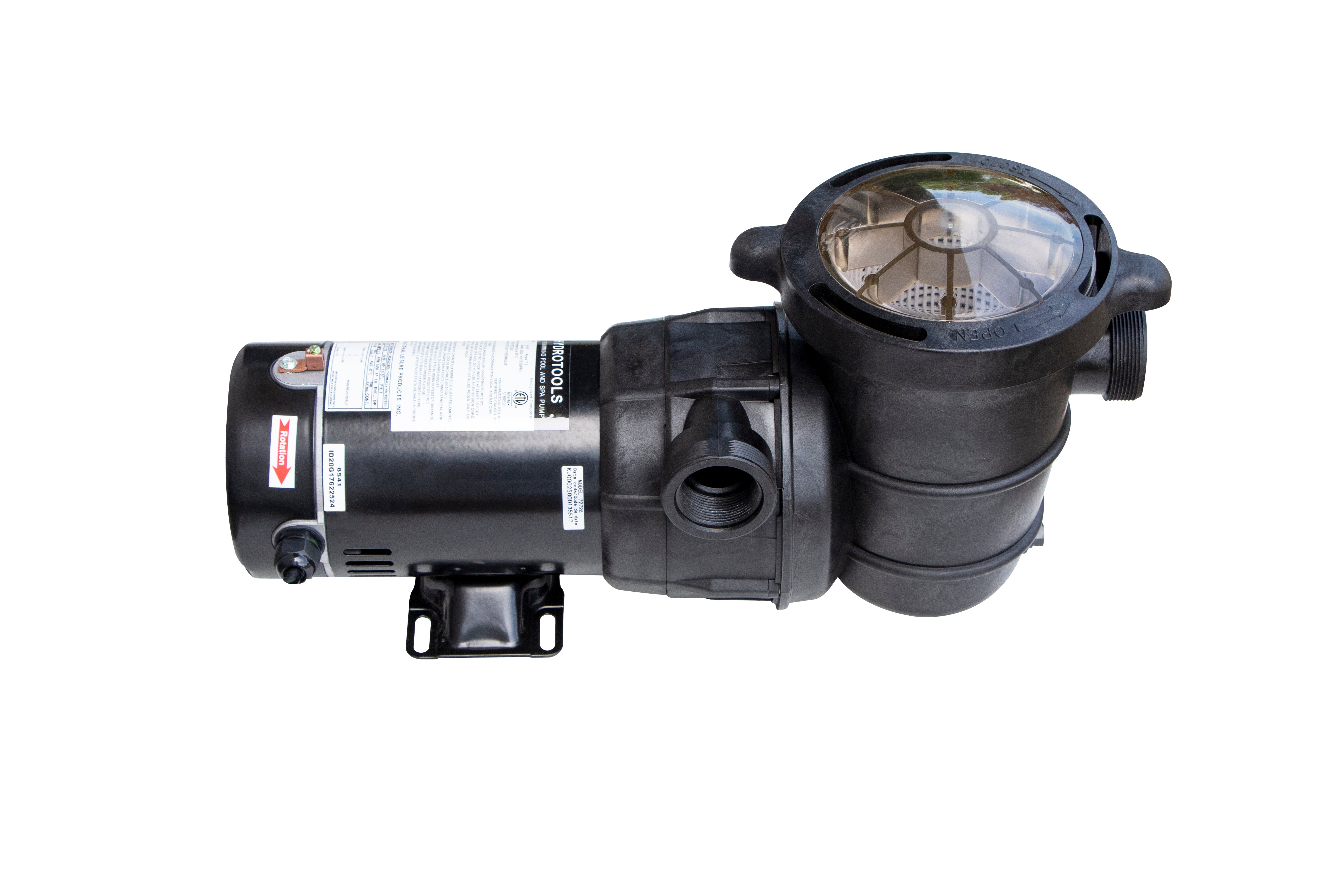 Hydro-Flo Above Ground Pool Pump 1.5 HP 2-Speed Horizontal Discharge