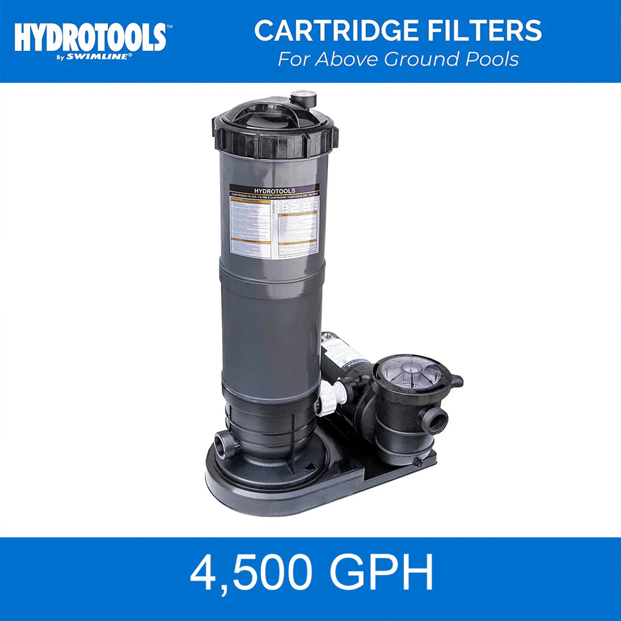 Sure-Flo Cartridge Filter Systems | Single Speed | 8–100 Sq Ft