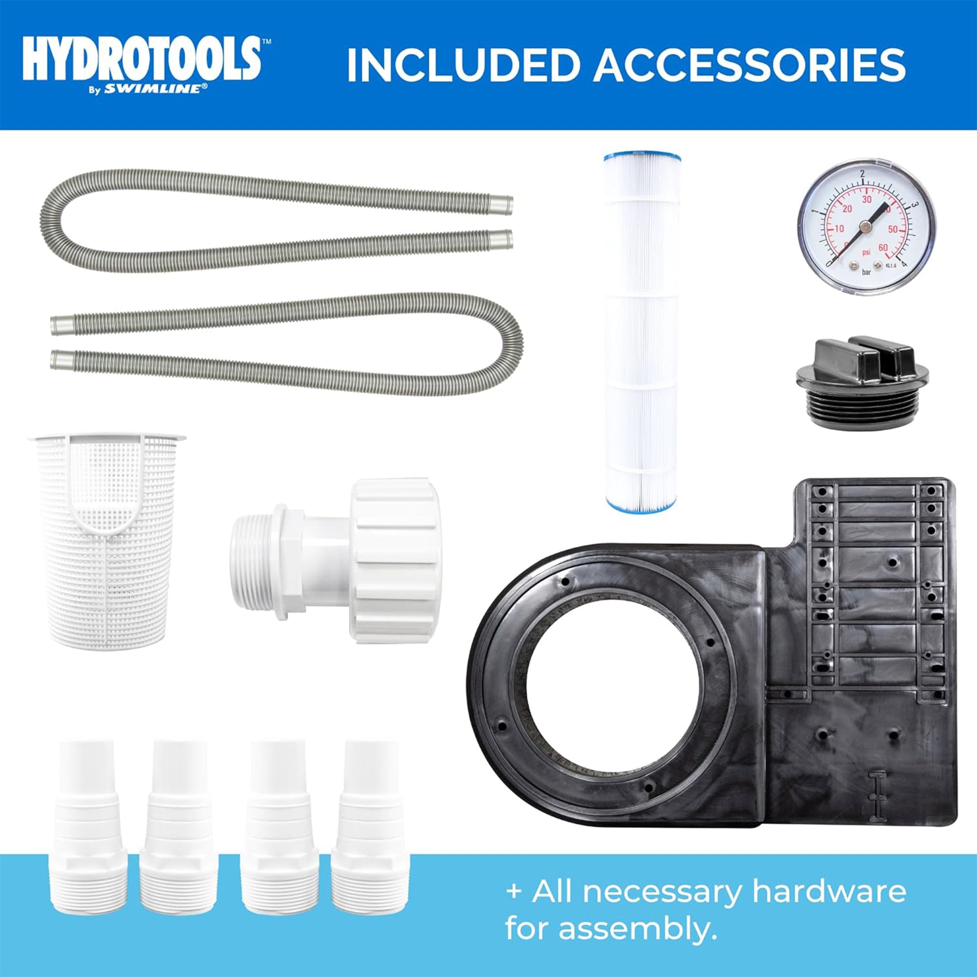 Sure-Flo Above Ground Cartridge Filter Systems | 2-Speed | 70 & 100 Sq Ft