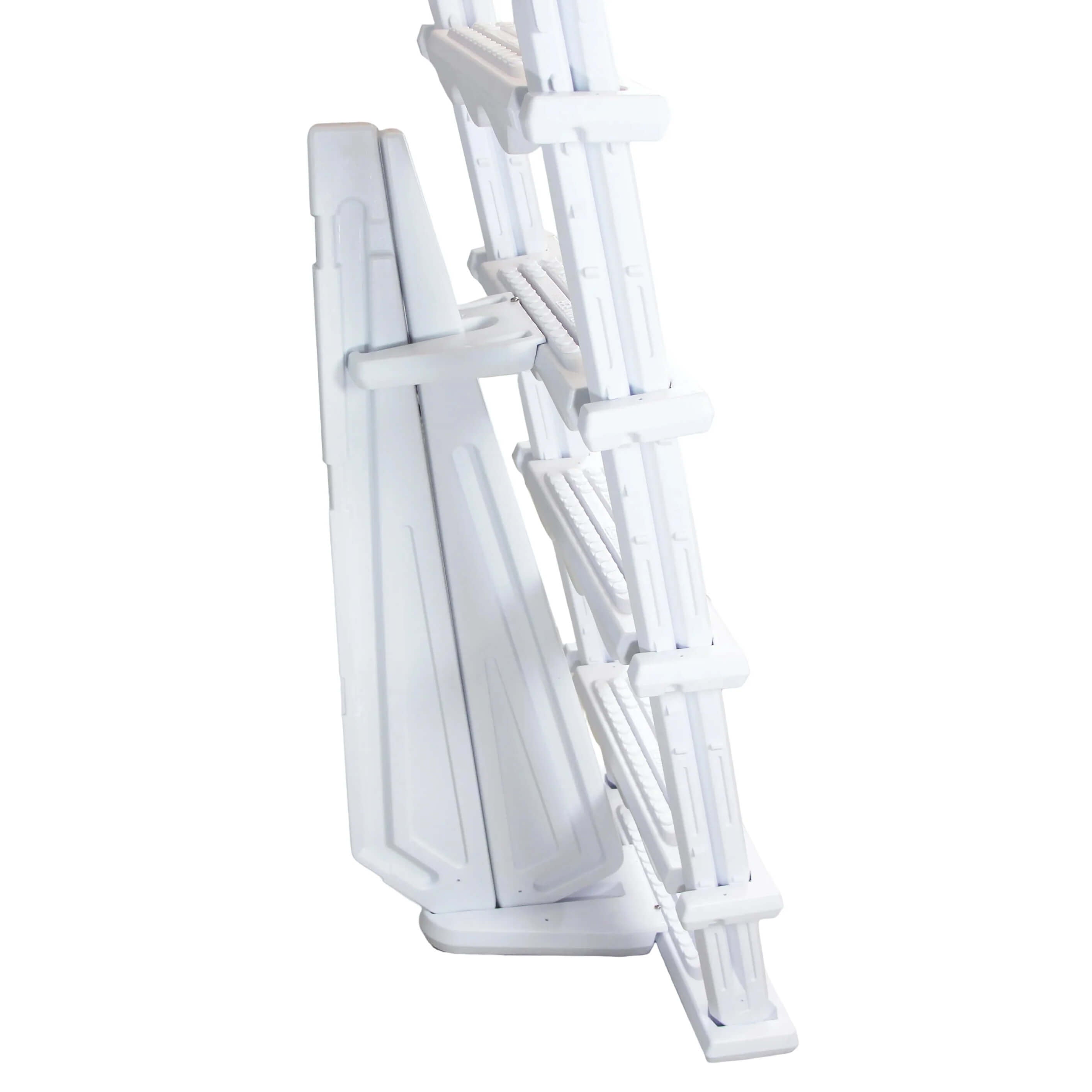 Premium In-Pool Ladder | 48–54" AG Decks | Slide Lock Safety Barrier