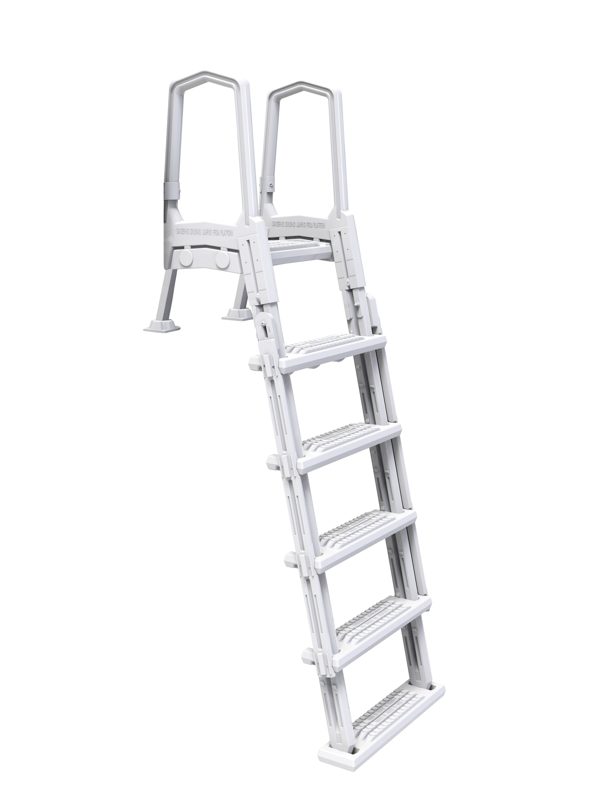 Swimline 87939 External Deck Mount Pool Ladder - Flip-Up Design