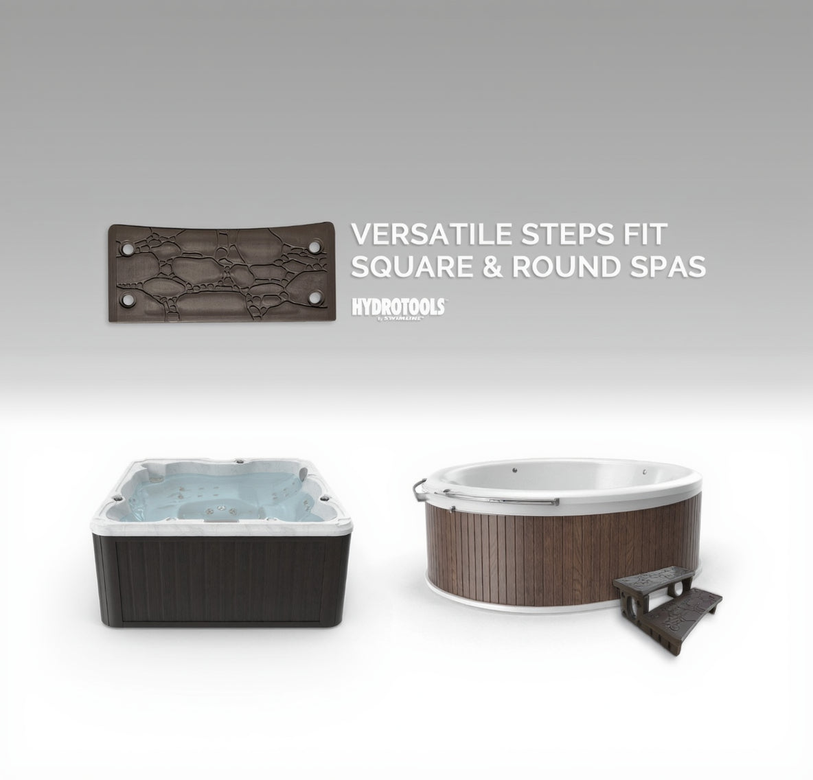 Swimline 87946 Spa Steps - Non-Slip Treads Lifestyle