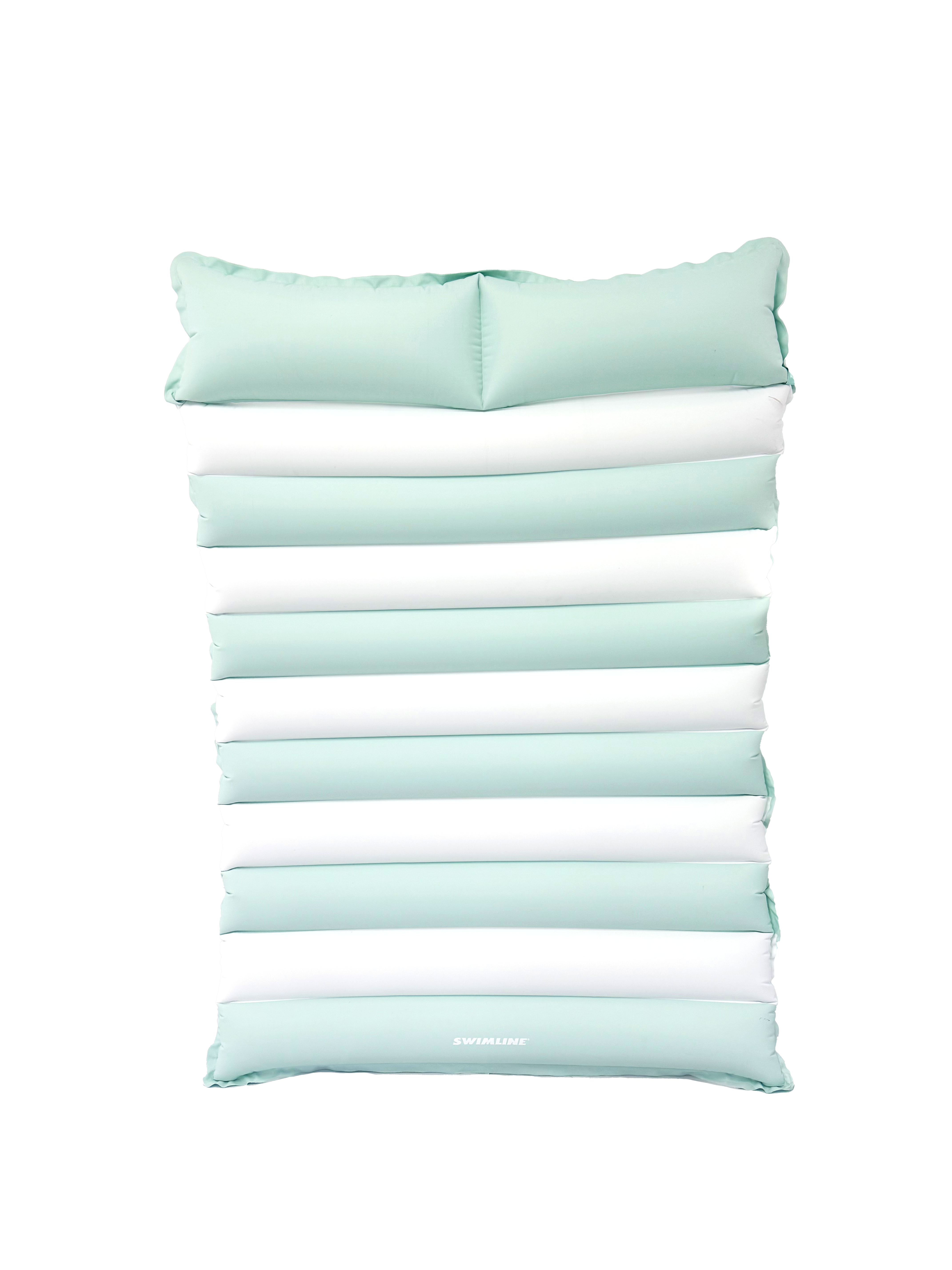 Cloud Oxford Fabric Double Pool Mattress with Pillows | Premium Lounger