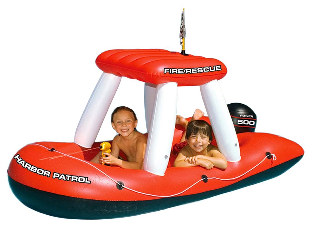 Swimline Fire Boat Super Squirter inflatable — product silo