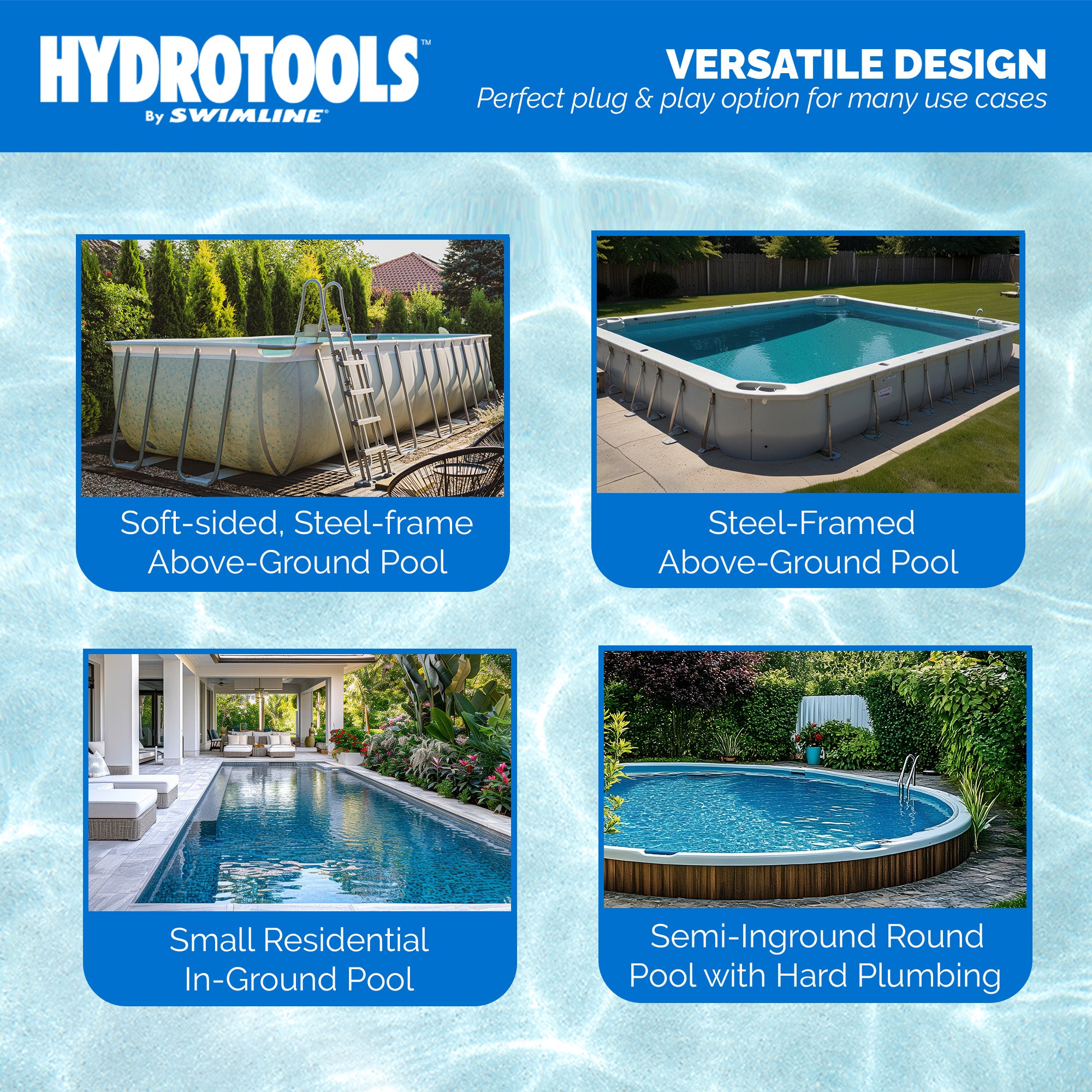 Hydro-Flo Variable Speed Above Ground Pool Pumps | 1.5 HP | 115V/230V