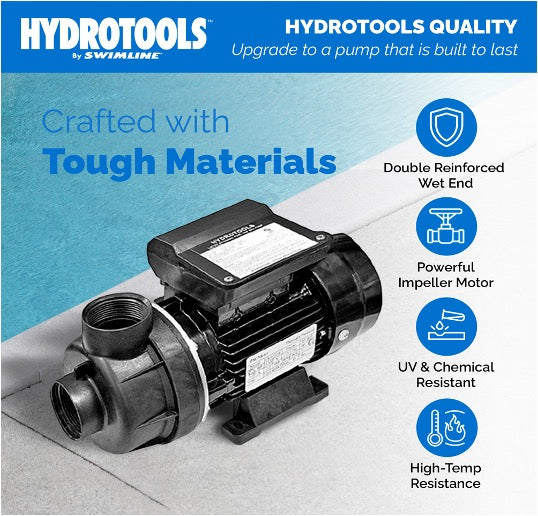 Hydro-Flo Above Ground Pool Pumps | 0.3–0.45 HP | Vertical Discharge