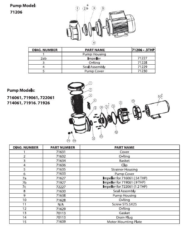 Pool Pump Large Internal O-Ring | Heavy-Duty Motor Seal