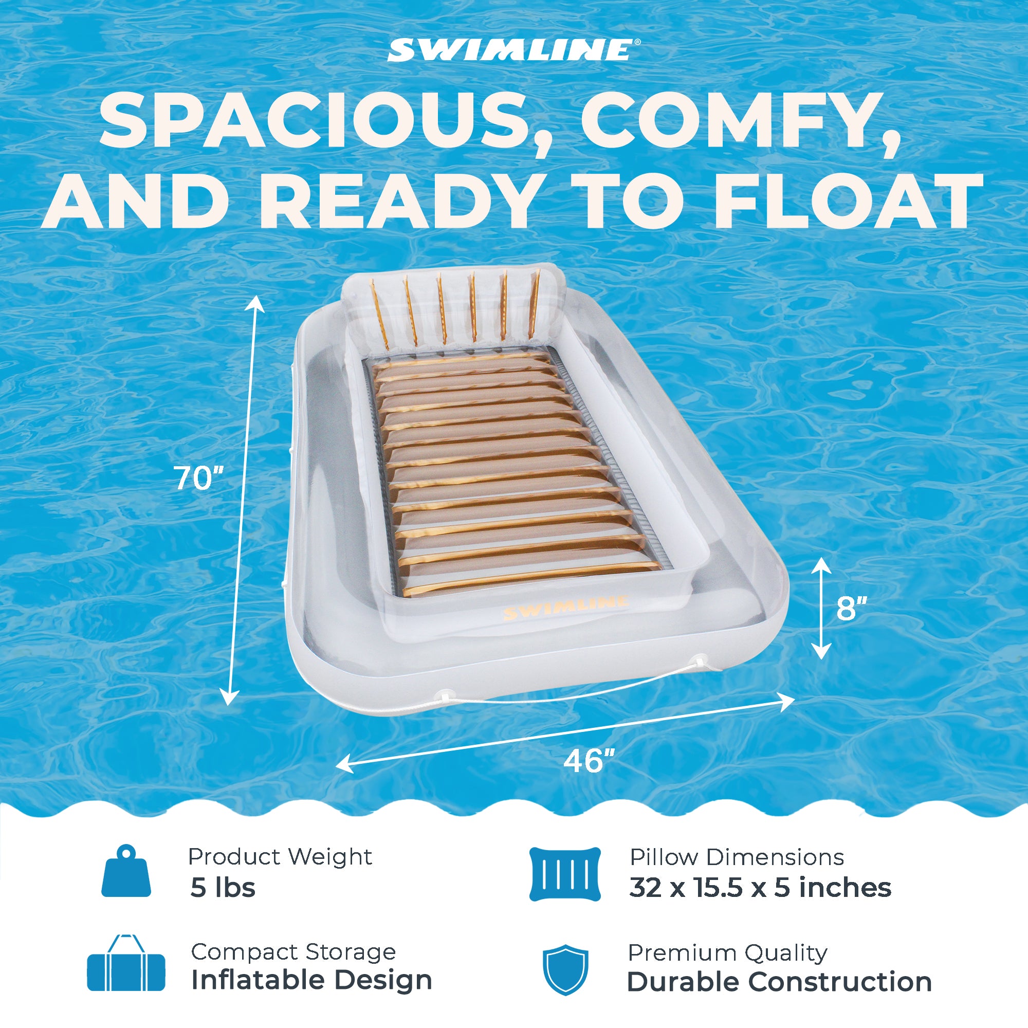 Suntan Tub Inflatable Pool Loungers | Multiple Colors & Styles