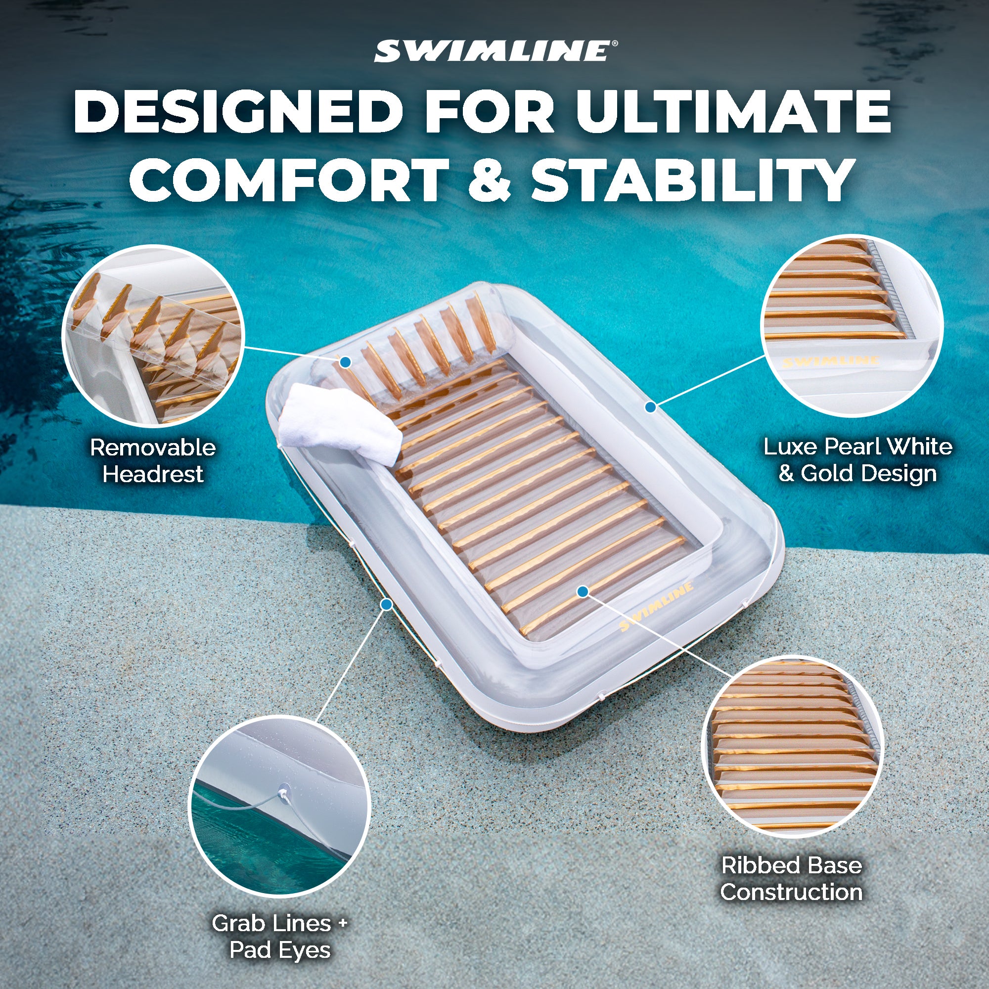 Suntan Tub Inflatable Pool Loungers | Multiple Colors & Styles