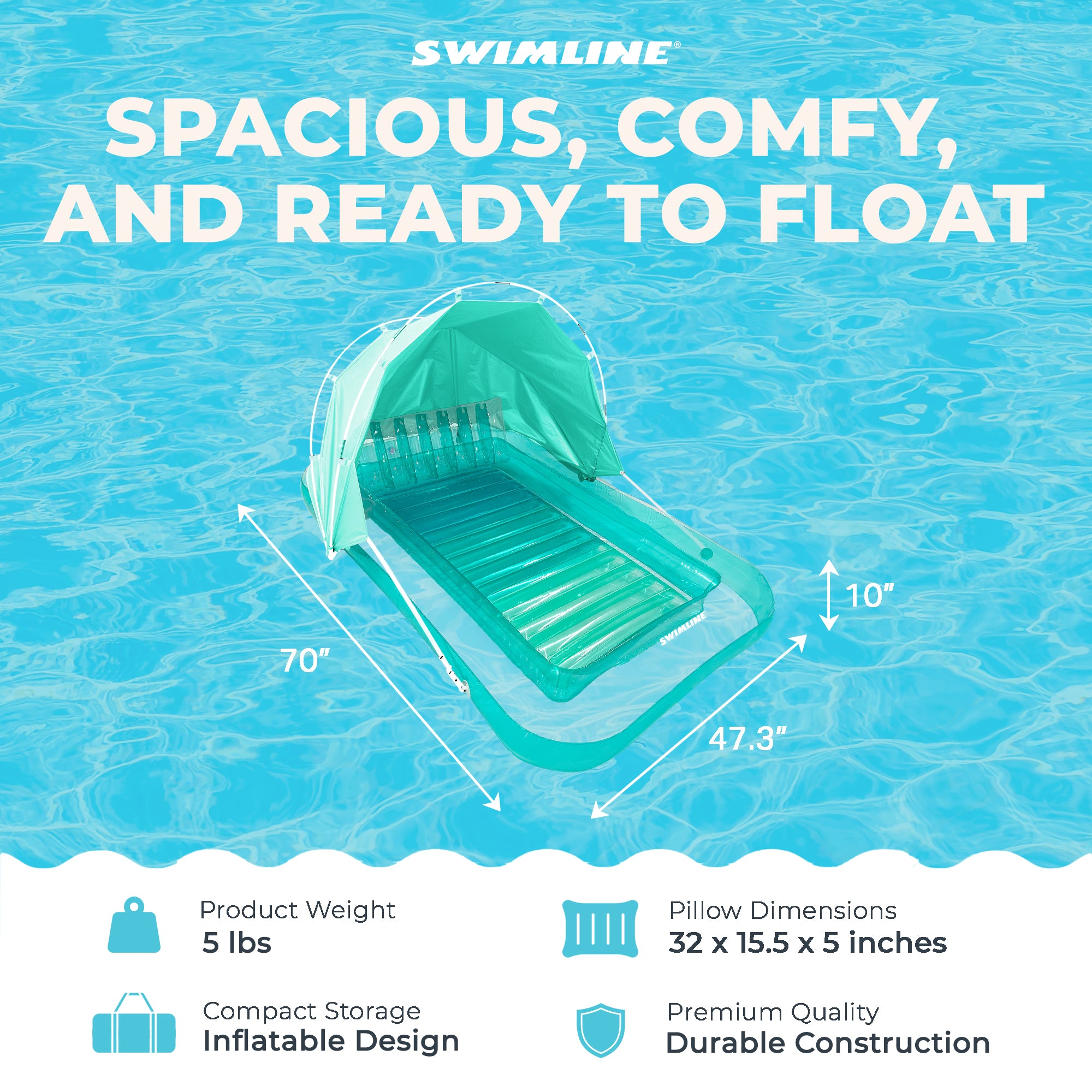 Suntan Tub Inflatable Pool Loungers | Multiple Colors & Styles