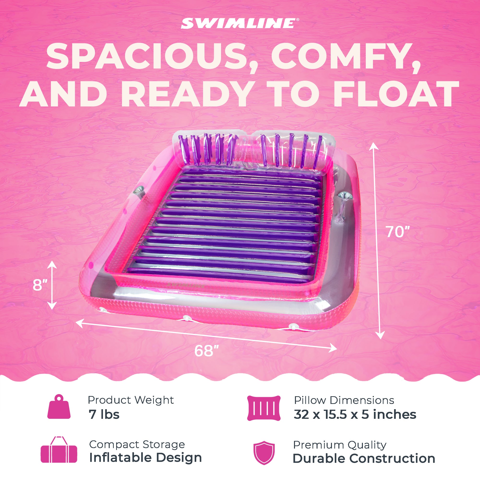 Suntan Tub Inflatable Pool Loungers | Multiple Colors & Styles