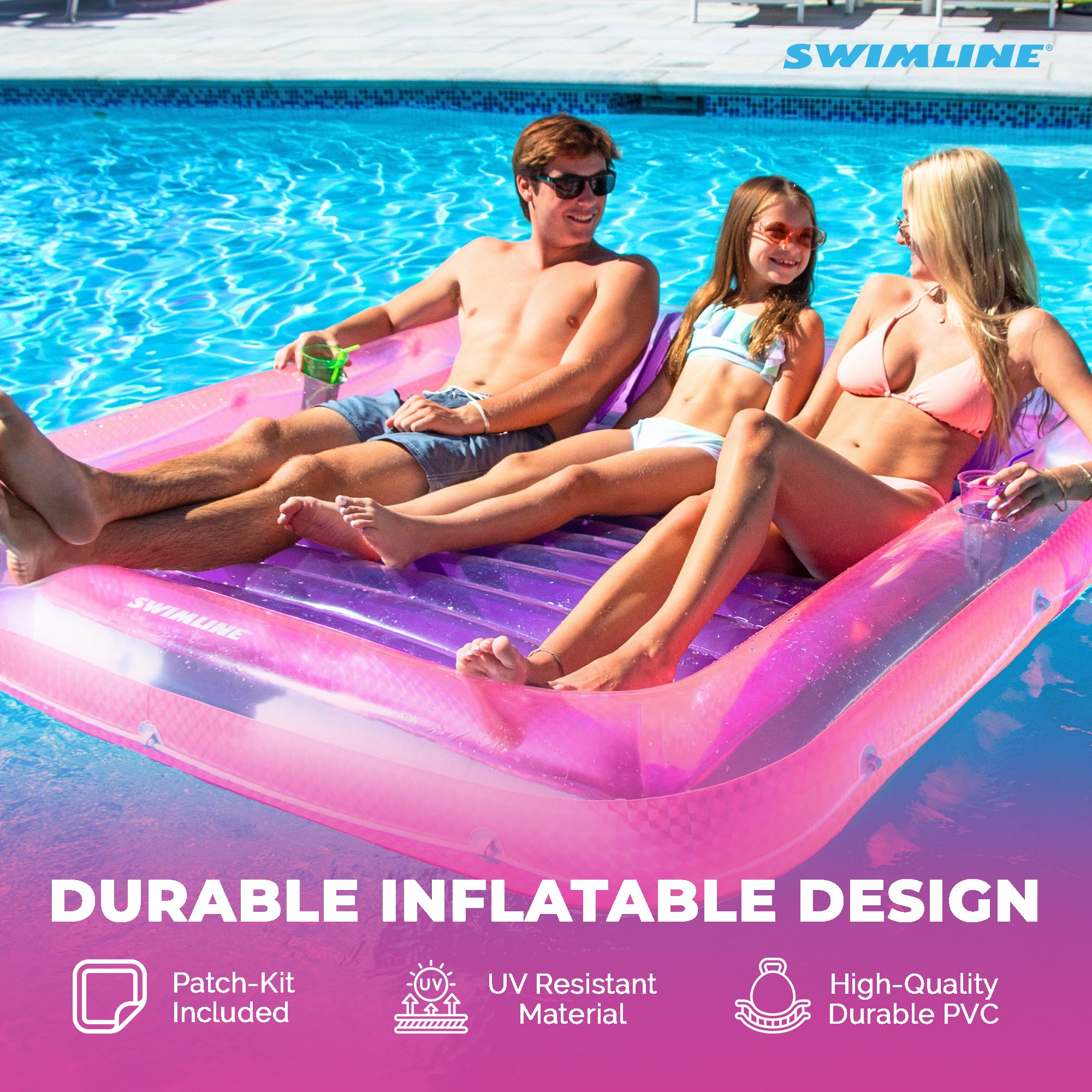 Suntan Tub Inflatable Pool Loungers | Multiple Colors & Styles