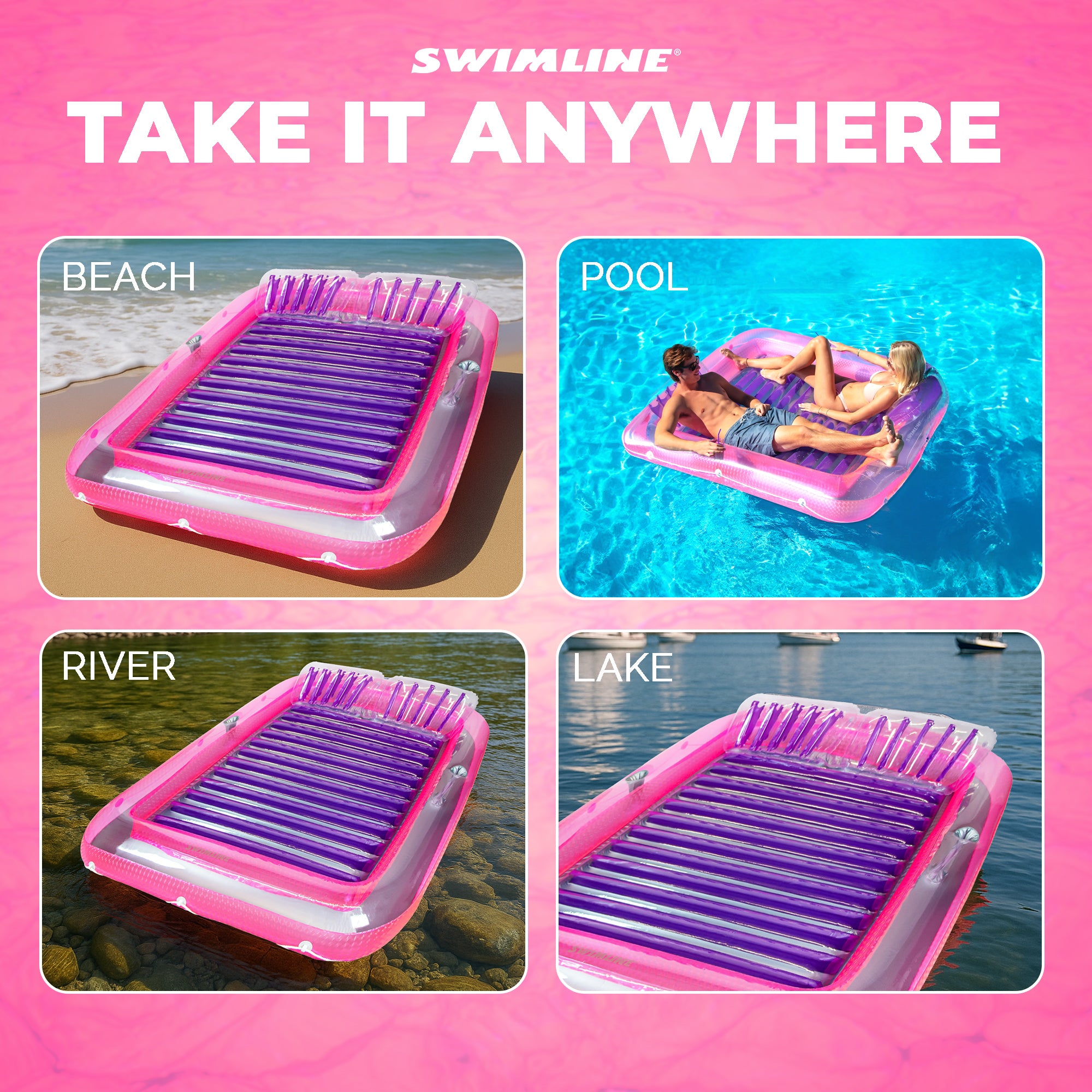 Suntan Tub Inflatable Pool Loungers | Multiple Colors & Styles