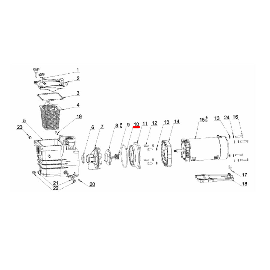 Inground Pump Large Internal O-Ring | Motor Seal