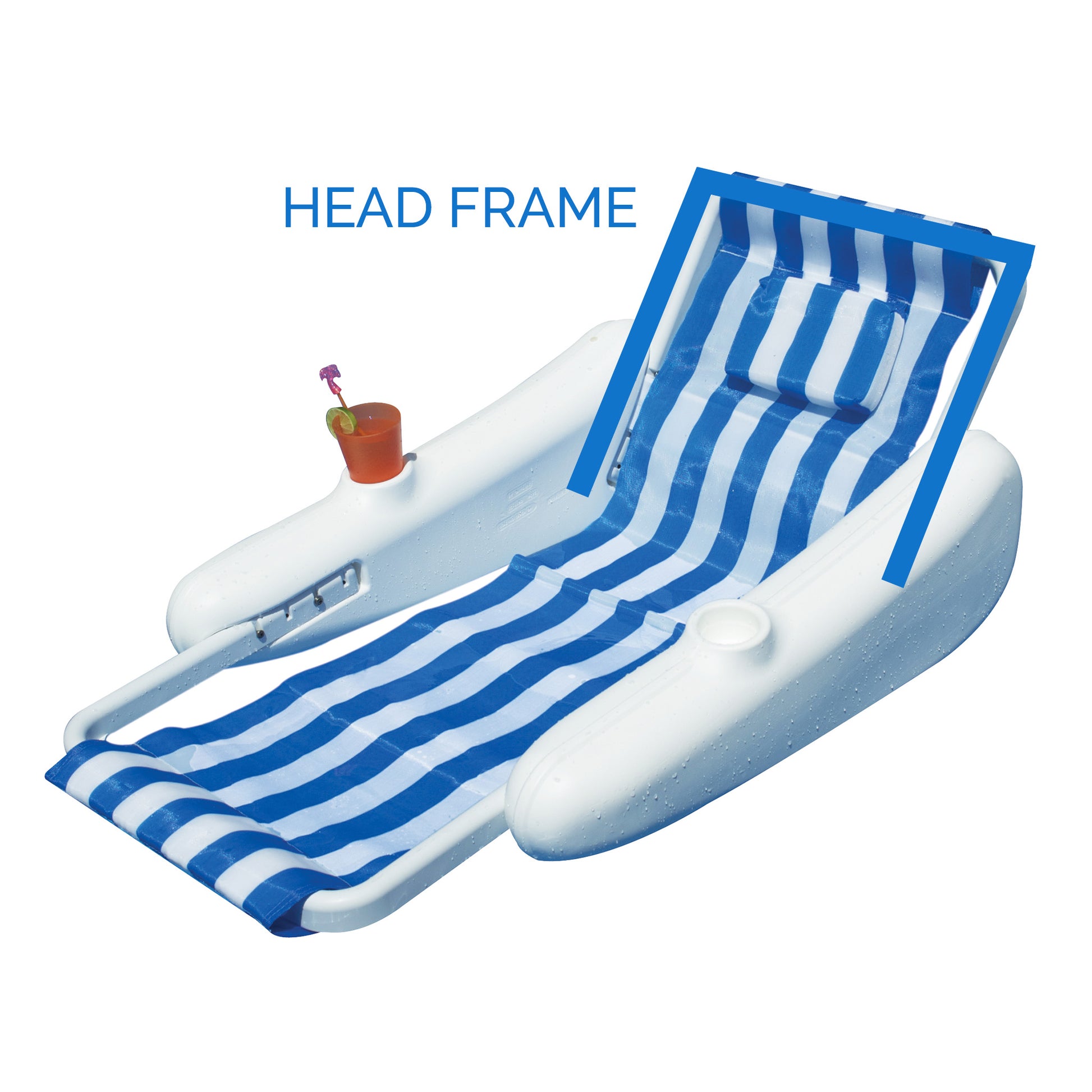 Swimline Sunchaser 10000M lounge chair head frame replacement part