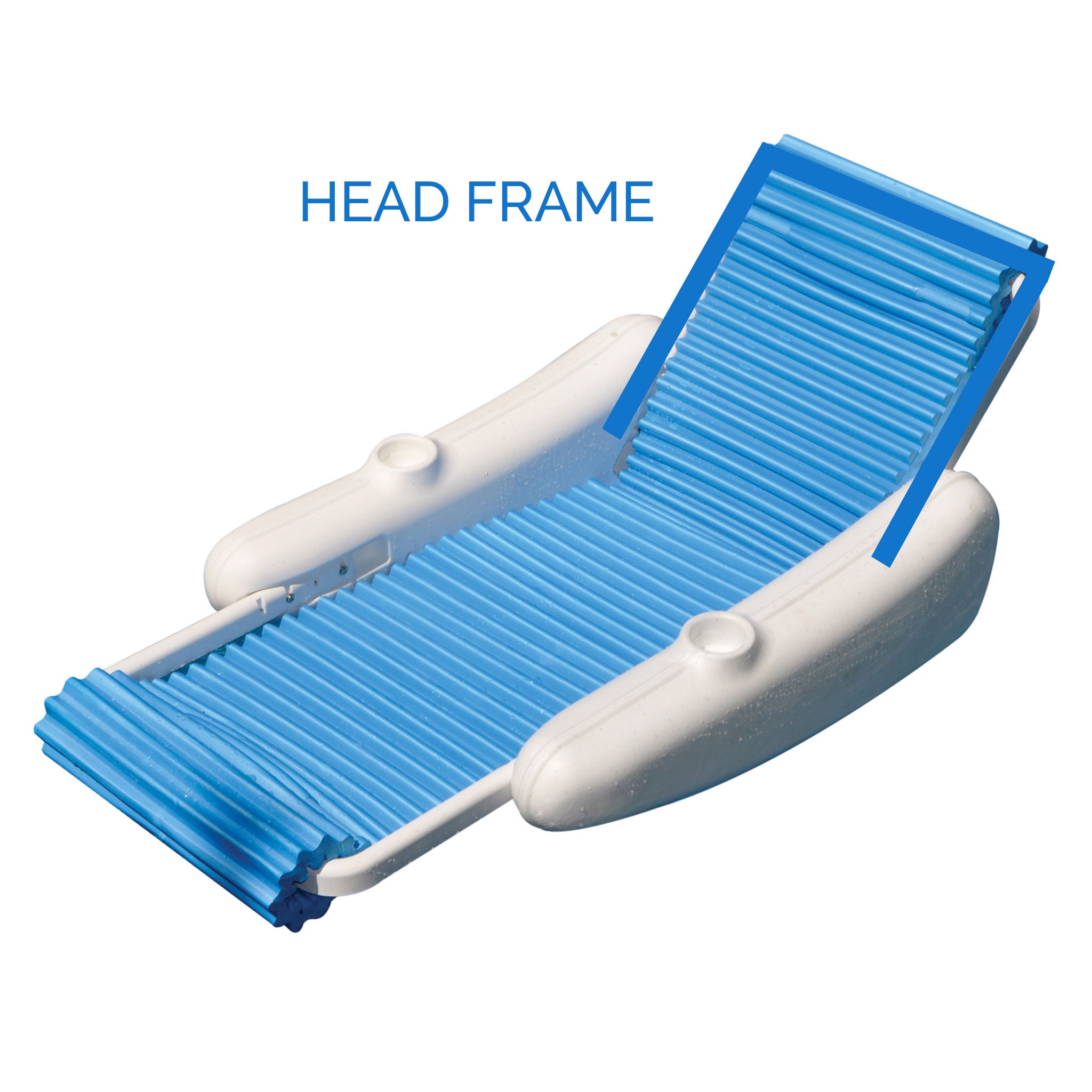 Sunchaser 10030M Lounge Chair Head Frame Replacement Part | Swimline