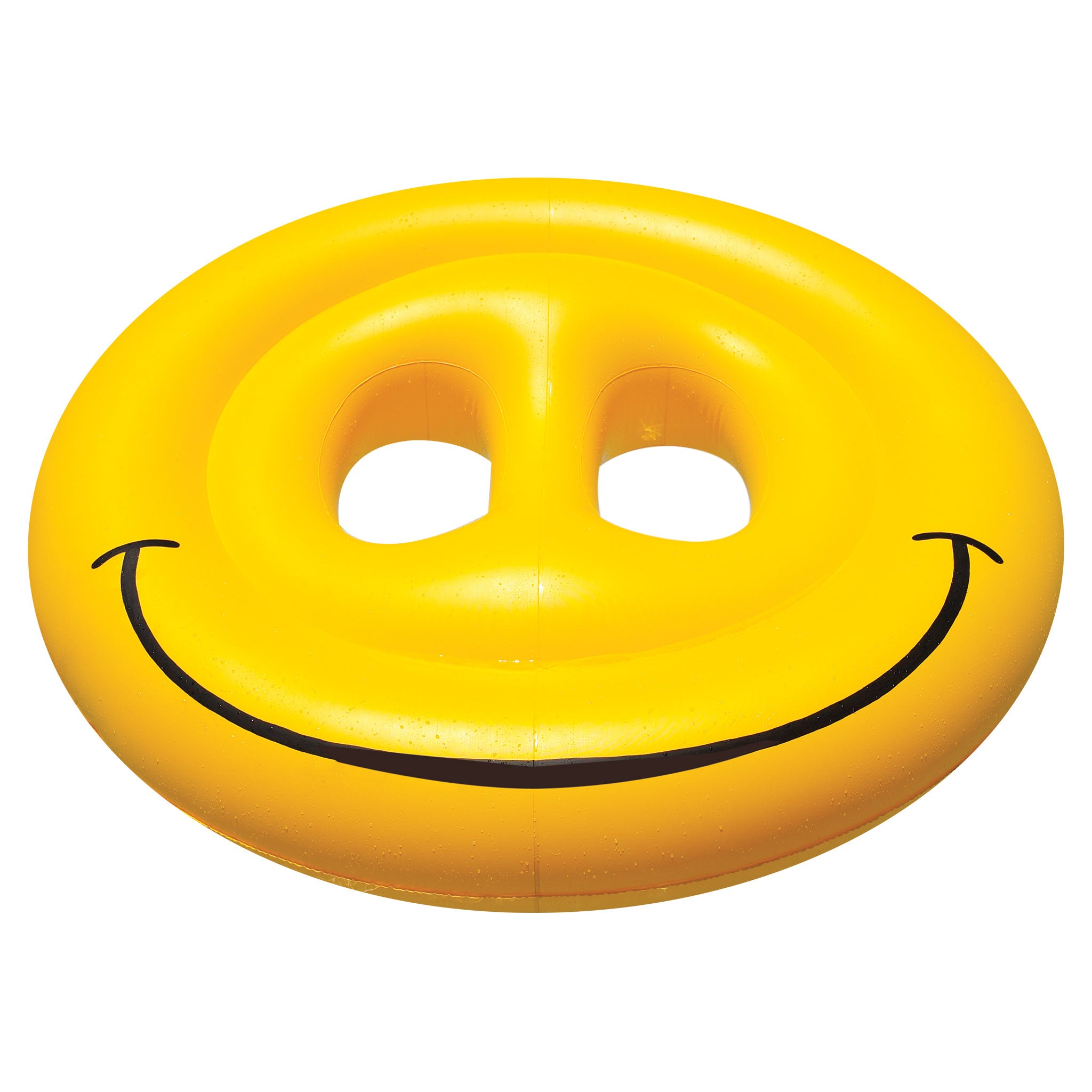 Smiley Face Pool Island Float | 70" | Novelty Inflatable