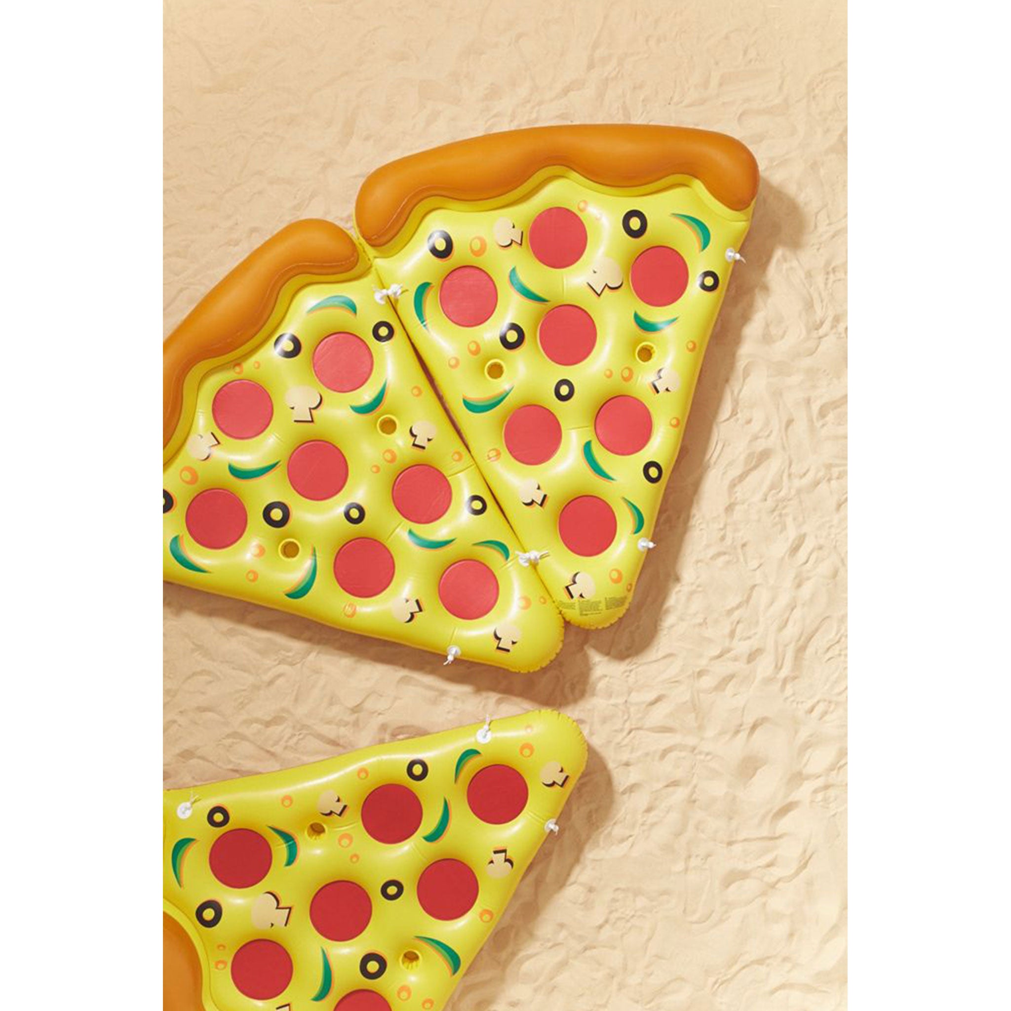 Pizza Slice Pool Float | 76" x 62" | 2 Cupholders | Connectable