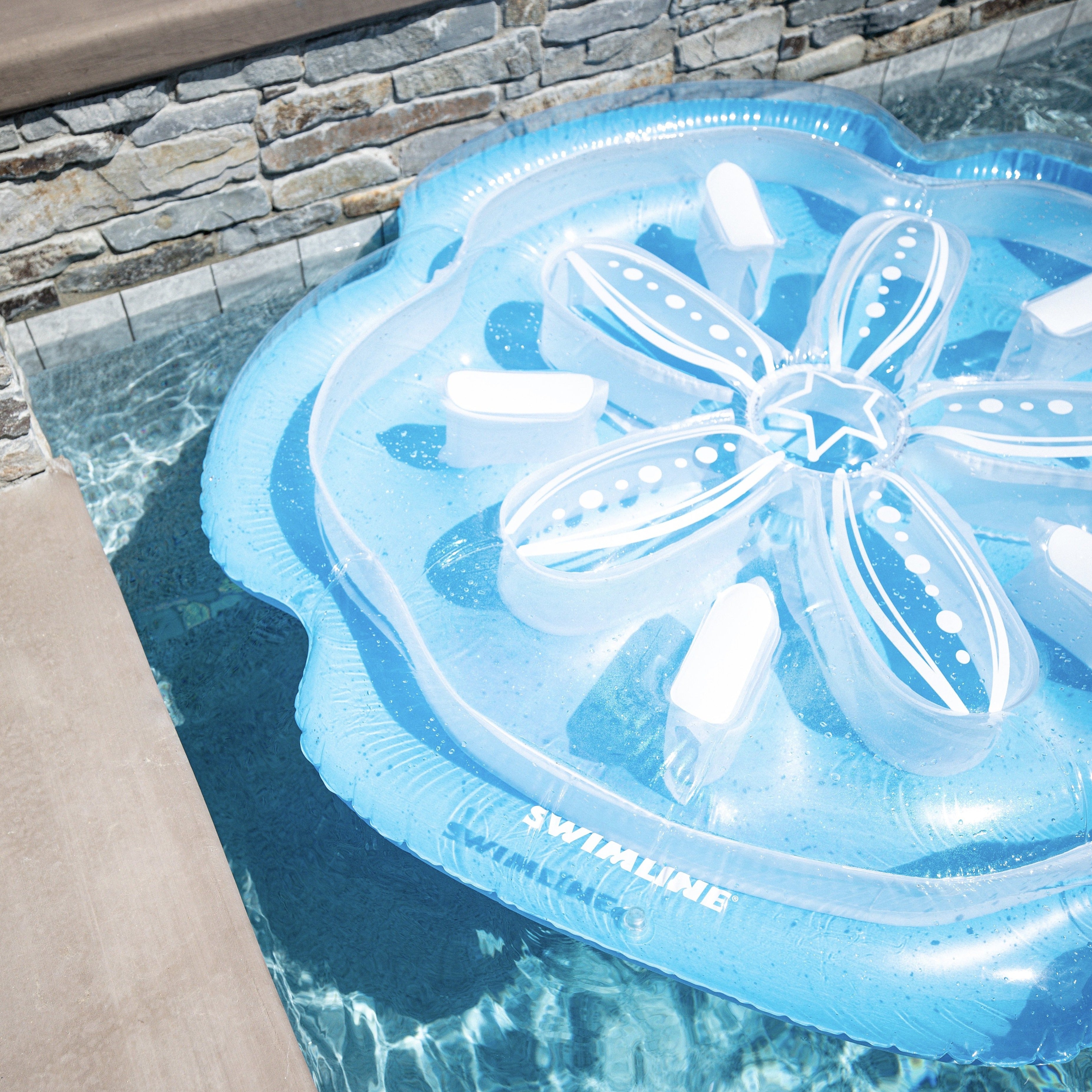 Sand Dollar Island Pool Float | Oversized Ocean-Inspired Lounger